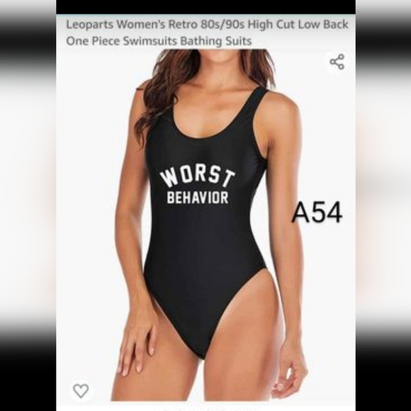 Brand New Leoparts Retro Swimsuit Large A54 - Picture 1 of 1